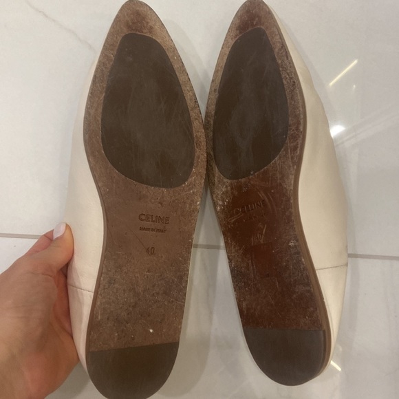 Celine a voucher pointed toe leather mule - Picture 4 of 4